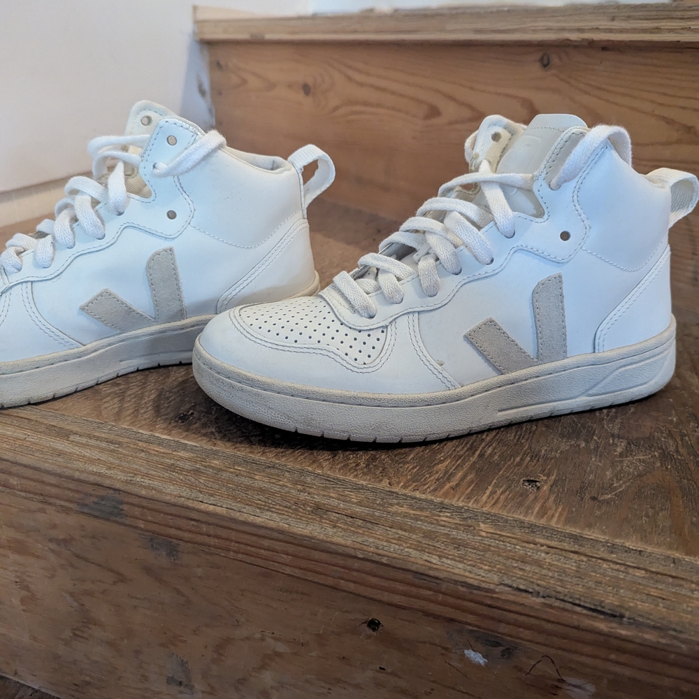 Veja Women's White High-Top Sneakers